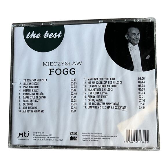 Mieczyslaw Fogg Jesienne Roze The Best 2018 Poland Polish Folk Album CD VG+ - Picture 3 of 6